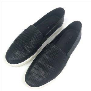 Vince Blair Slip-on Sneakers Black Perforated